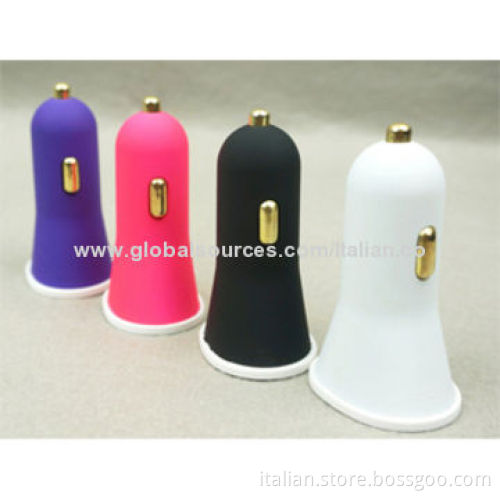 Dual USB Ports Car Chargers for iPhone, iPad with 5V/2.1A Output